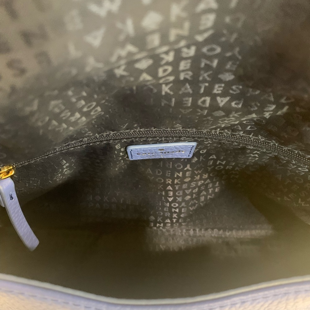 Kate Spade ♠️ Vibrant Blue/purple Leather - Picture 7 of 12